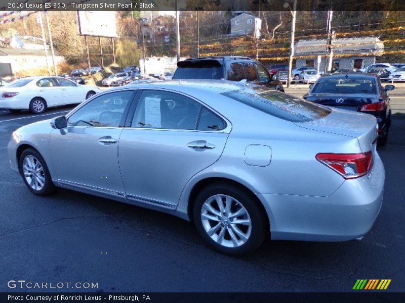 Tungsten Silver Pearl / Black 2010 Lexus ES 350
