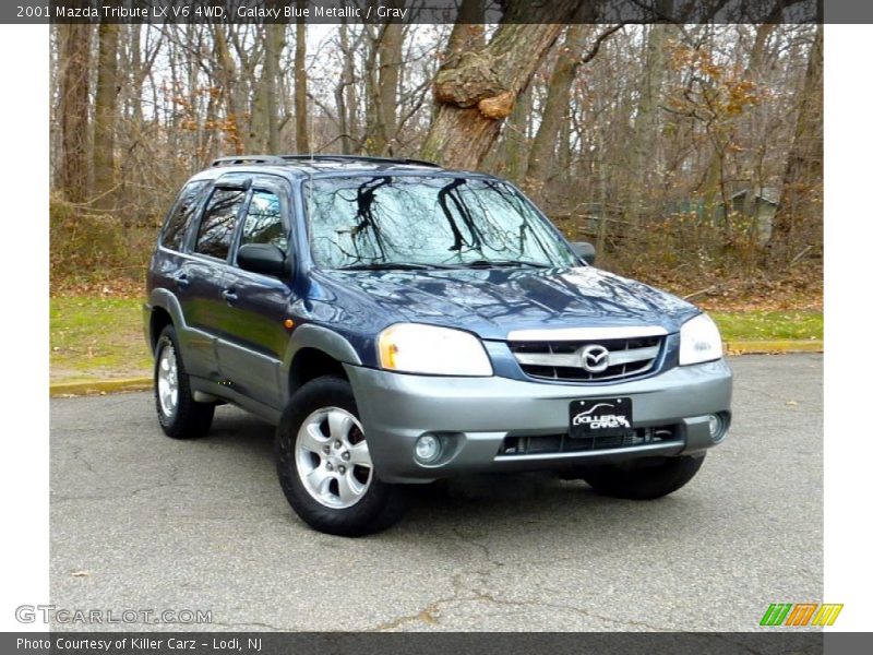 Galaxy Blue Metallic / Gray 2001 Mazda Tribute LX V6 4WD