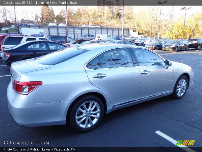 Tungsten Silver Pearl / Black 2010 Lexus ES 350