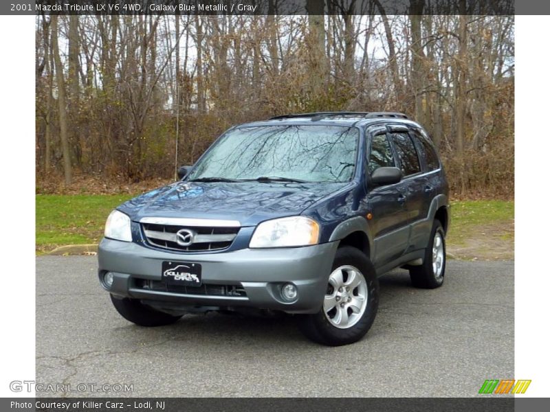 Galaxy Blue Metallic / Gray 2001 Mazda Tribute LX V6 4WD