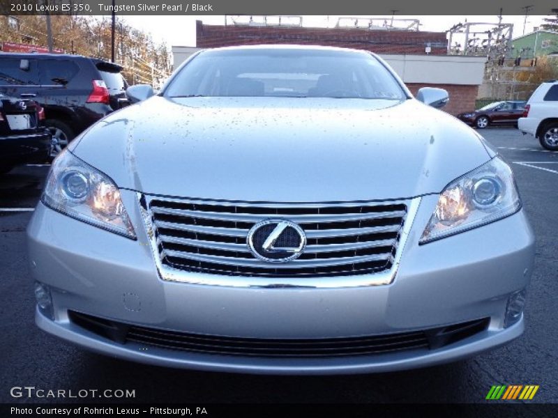 Tungsten Silver Pearl / Black 2010 Lexus ES 350