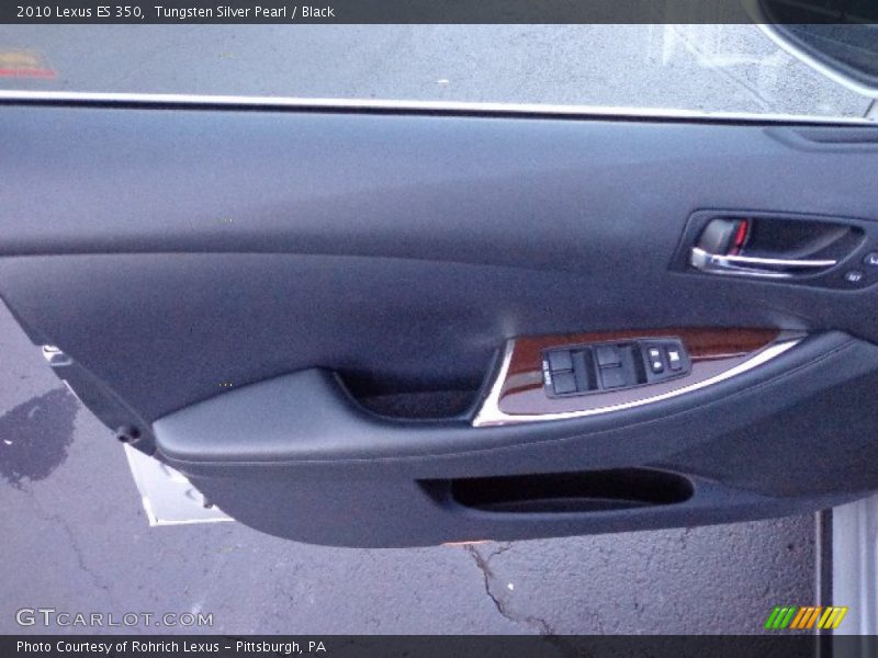 Tungsten Silver Pearl / Black 2010 Lexus ES 350