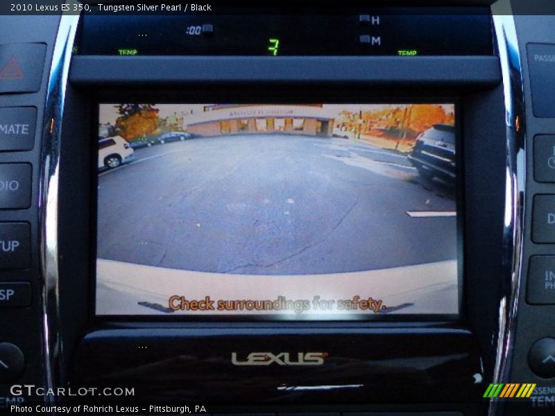 Tungsten Silver Pearl / Black 2010 Lexus ES 350