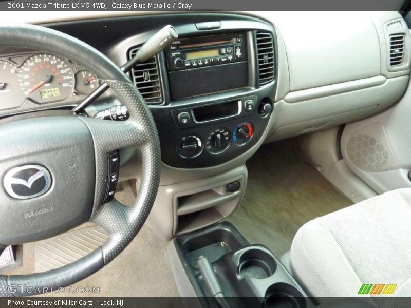 Galaxy Blue Metallic / Gray 2001 Mazda Tribute LX V6 4WD