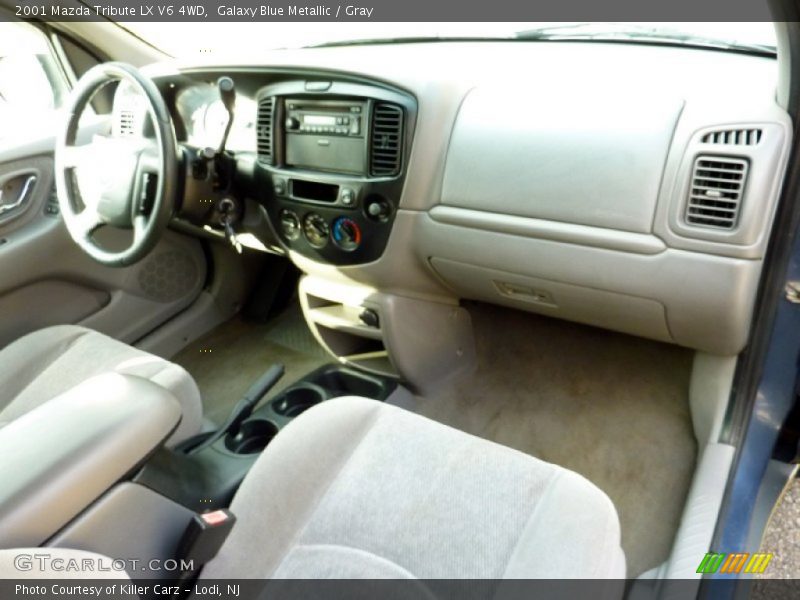 Galaxy Blue Metallic / Gray 2001 Mazda Tribute LX V6 4WD