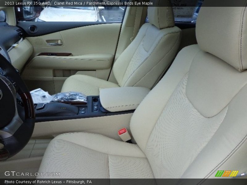 Claret Red Mica / Parchment/Espresso Birds Eye Maple 2013 Lexus RX 350 AWD