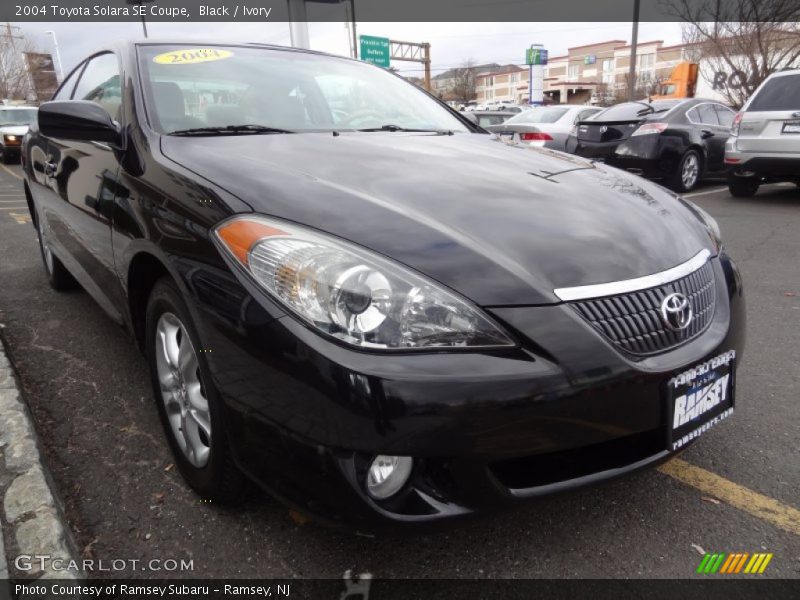 Black / Ivory 2004 Toyota Solara SE Coupe