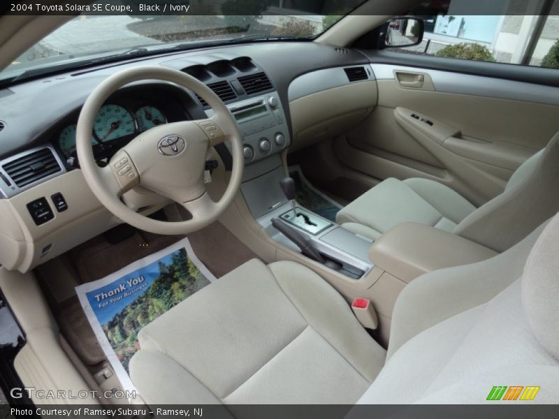 Black / Ivory 2004 Toyota Solara SE Coupe