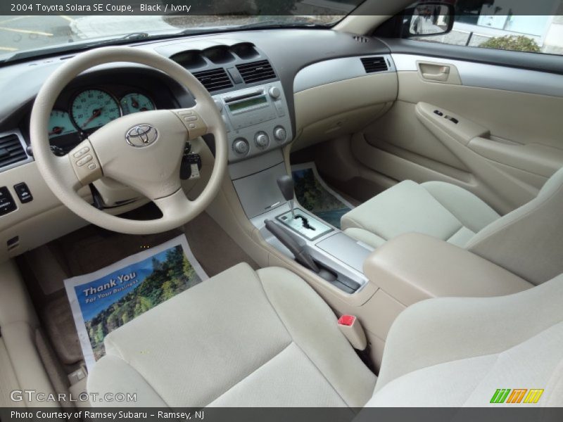 Black / Ivory 2004 Toyota Solara SE Coupe