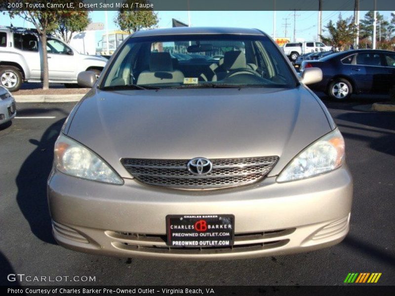 Desert Sand Mica / Taupe 2003 Toyota Camry LE