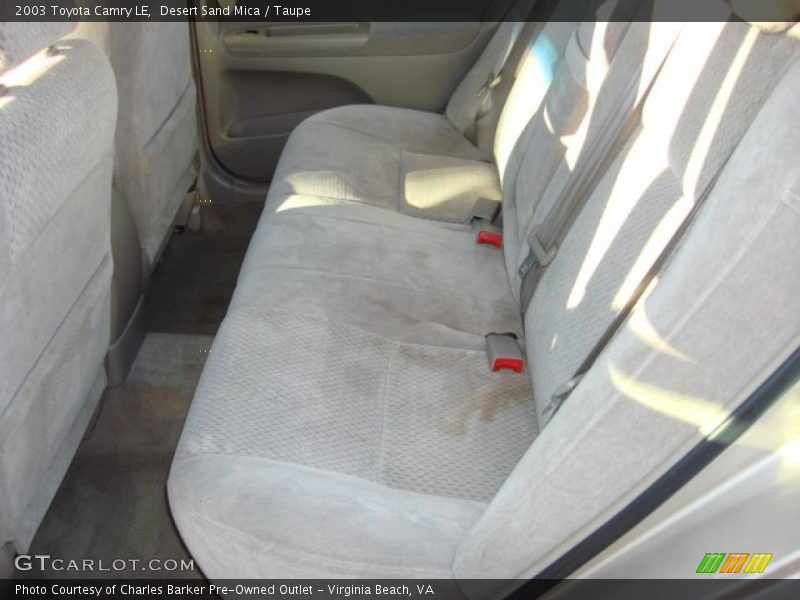 Desert Sand Mica / Taupe 2003 Toyota Camry LE