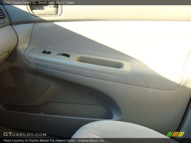 Desert Sand Mica / Taupe 2003 Toyota Camry LE
