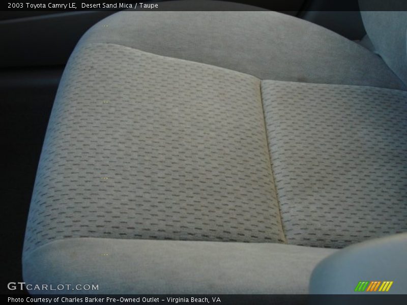 Desert Sand Mica / Taupe 2003 Toyota Camry LE