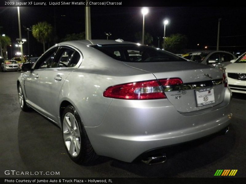 Liquid Silver Metallic / Charcoal/Charcoal 2009 Jaguar XF Luxury