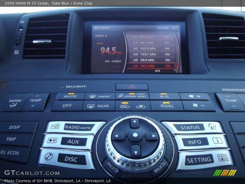 Slate Blue / Stone Gray 2009 Infiniti M 35 Sedan