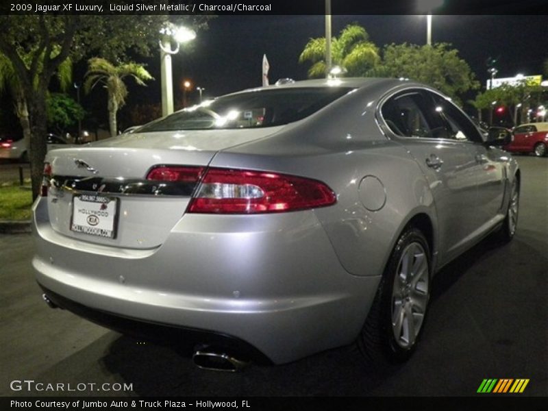 Liquid Silver Metallic / Charcoal/Charcoal 2009 Jaguar XF Luxury