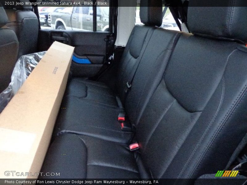 Rear Seat of 2013 Wrangler Unlimited Sahara 4x4