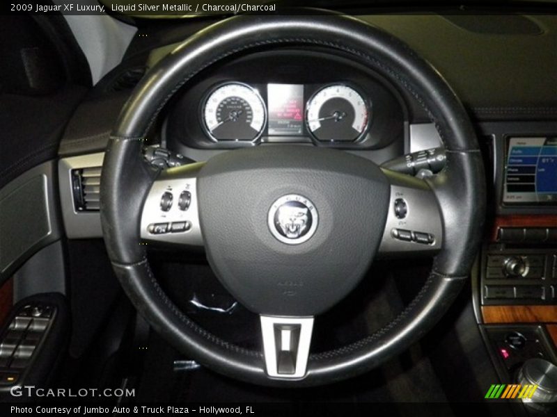 Liquid Silver Metallic / Charcoal/Charcoal 2009 Jaguar XF Luxury