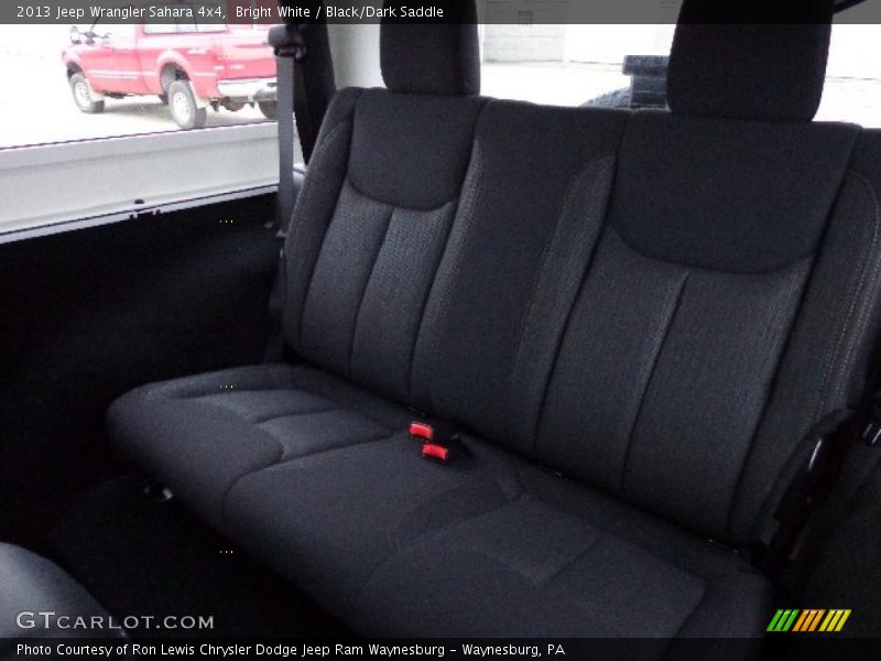 Bright White / Black/Dark Saddle 2013 Jeep Wrangler Sahara 4x4