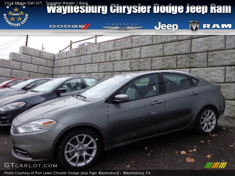 Tungsten Metallic / Black 2013 Dodge Dart SXT