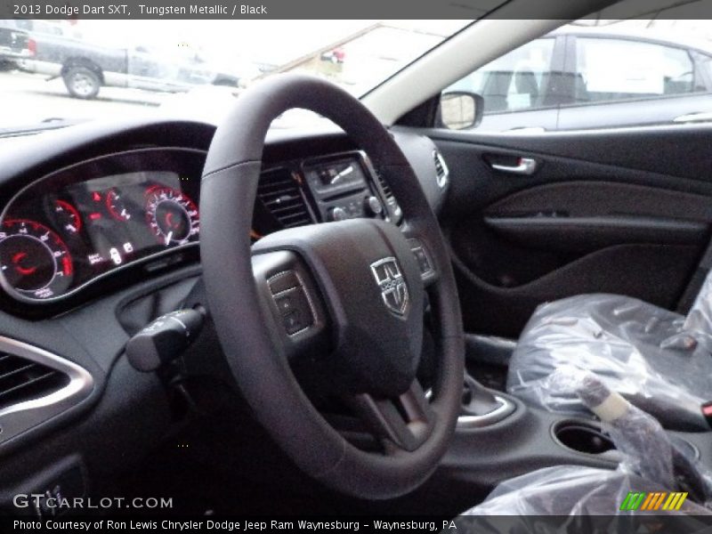 Tungsten Metallic / Black 2013 Dodge Dart SXT