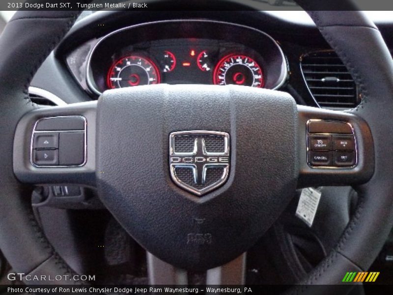 Tungsten Metallic / Black 2013 Dodge Dart SXT