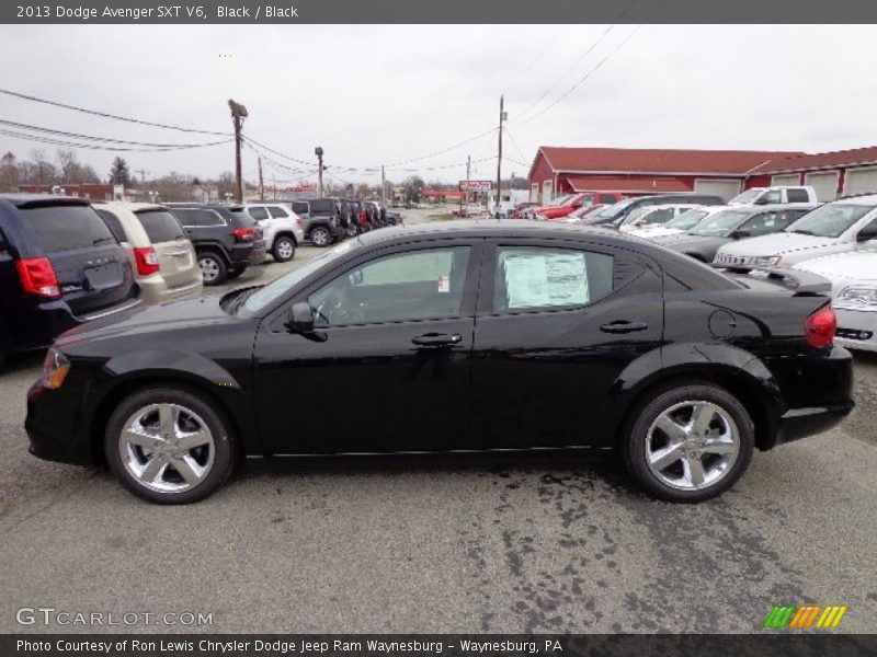 Black / Black 2013 Dodge Avenger SXT V6