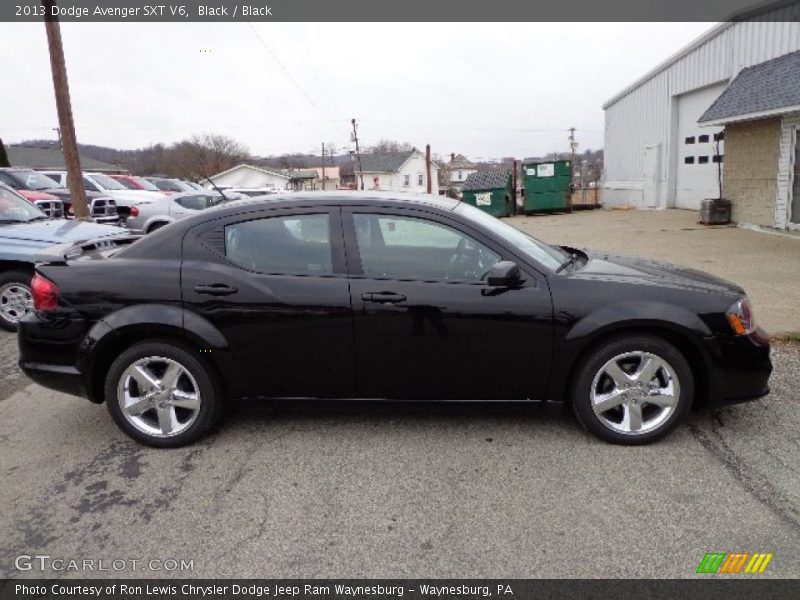 Black / Black 2013 Dodge Avenger SXT V6