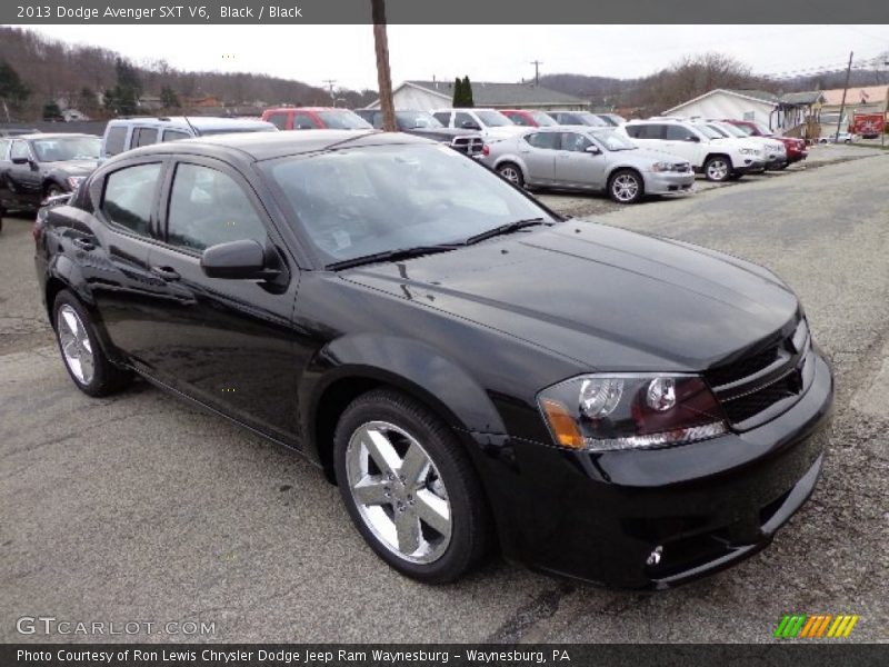 Black / Black 2013 Dodge Avenger SXT V6