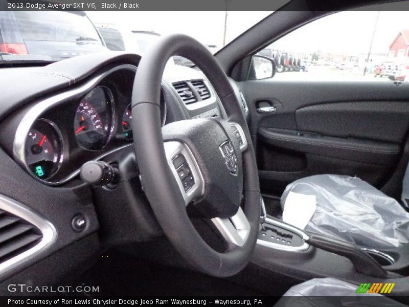 Black / Black 2013 Dodge Avenger SXT V6