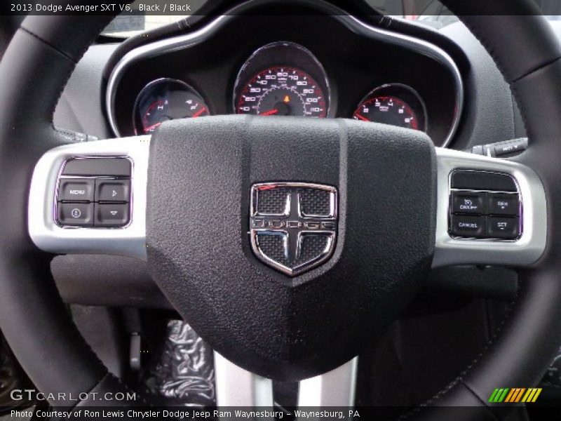 Black / Black 2013 Dodge Avenger SXT V6