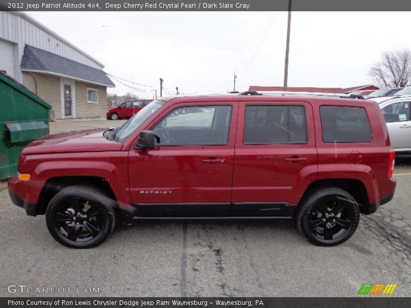 Deep Cherry Red Crystal Pearl / Dark Slate Gray 2012 Jeep Patriot Altitude 4x4