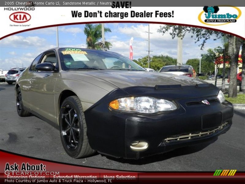 Sandstone Metallic / Neutral 2005 Chevrolet Monte Carlo LS