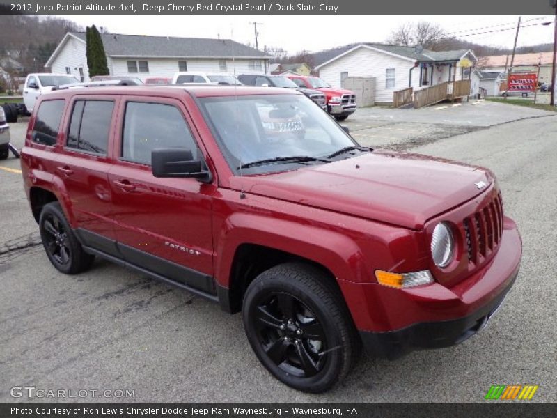 Deep Cherry Red Crystal Pearl / Dark Slate Gray 2012 Jeep Patriot Altitude 4x4