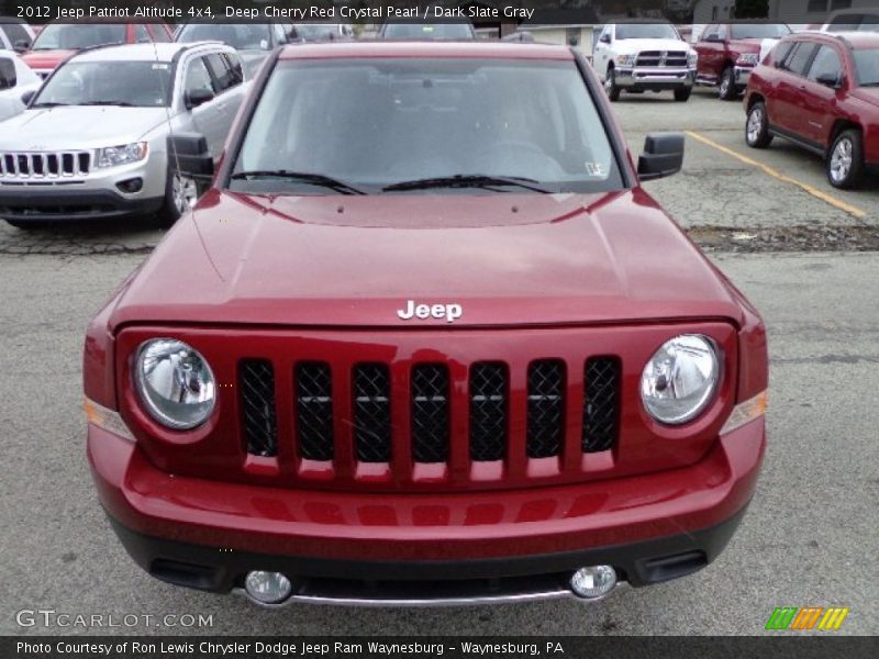 Deep Cherry Red Crystal Pearl / Dark Slate Gray 2012 Jeep Patriot Altitude 4x4