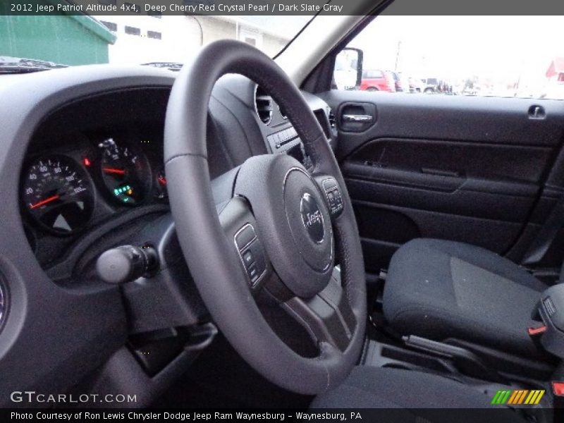 Deep Cherry Red Crystal Pearl / Dark Slate Gray 2012 Jeep Patriot Altitude 4x4