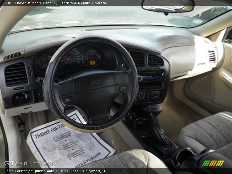 Sandstone Metallic / Neutral 2005 Chevrolet Monte Carlo LS