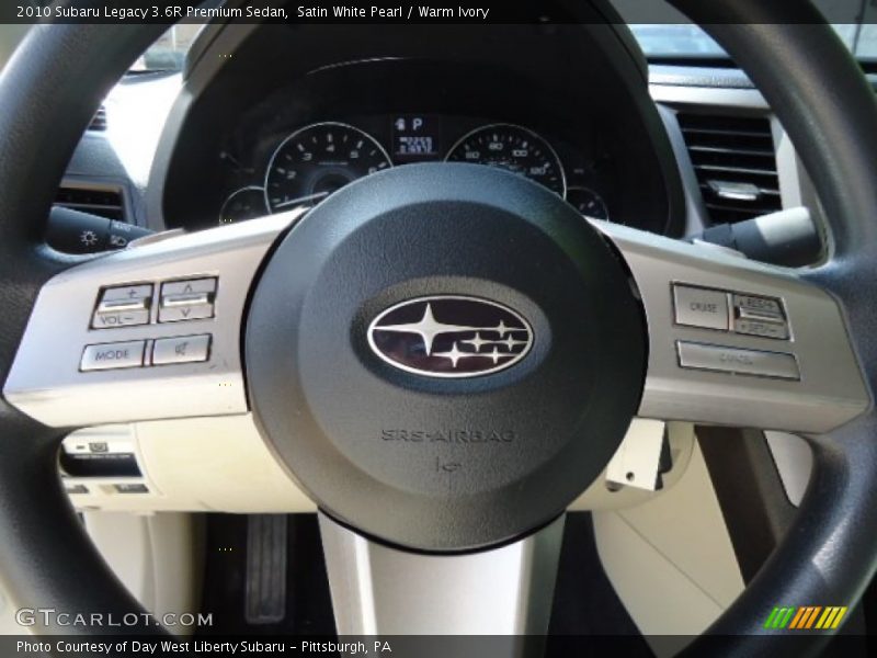  2010 Legacy 3.6R Premium Sedan Steering Wheel