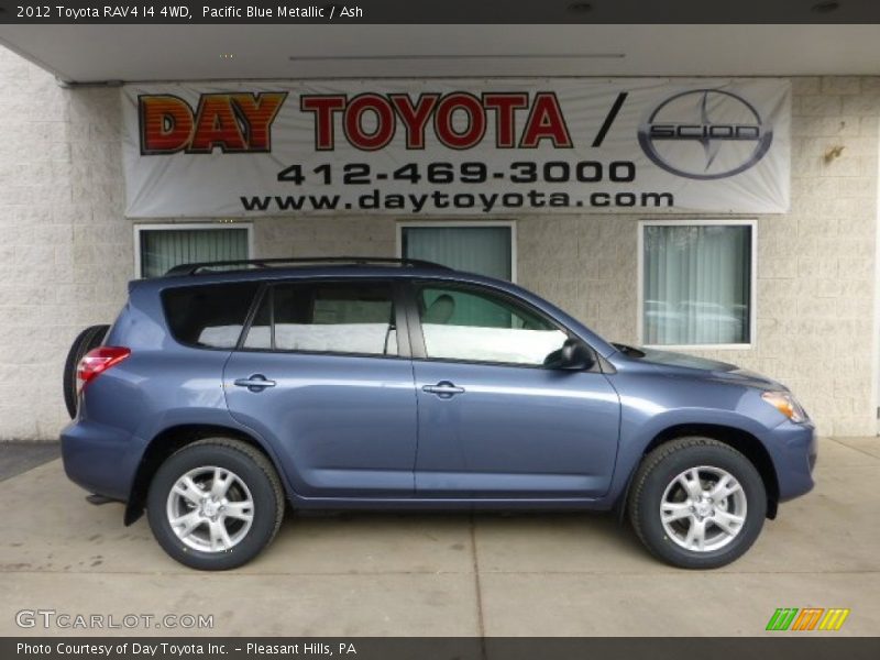 Pacific Blue Metallic / Ash 2012 Toyota RAV4 I4 4WD