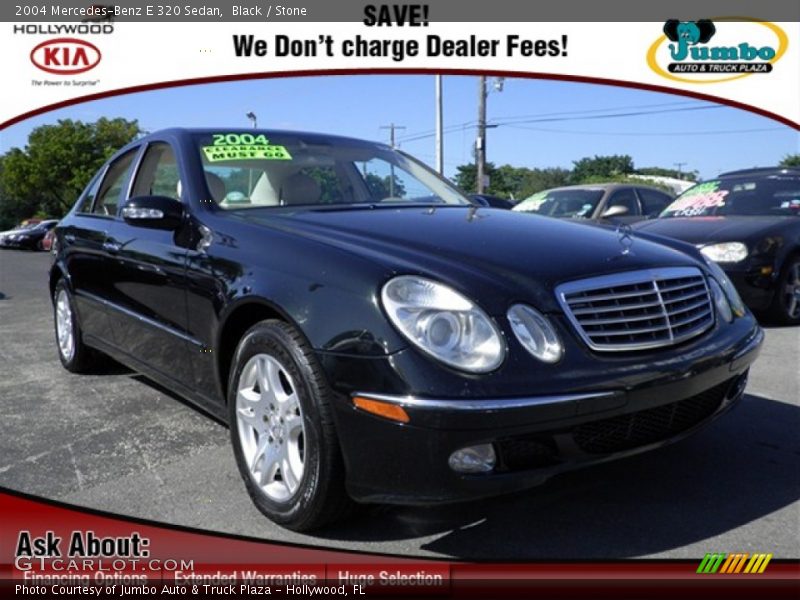 Black / Stone 2004 Mercedes-Benz E 320 Sedan