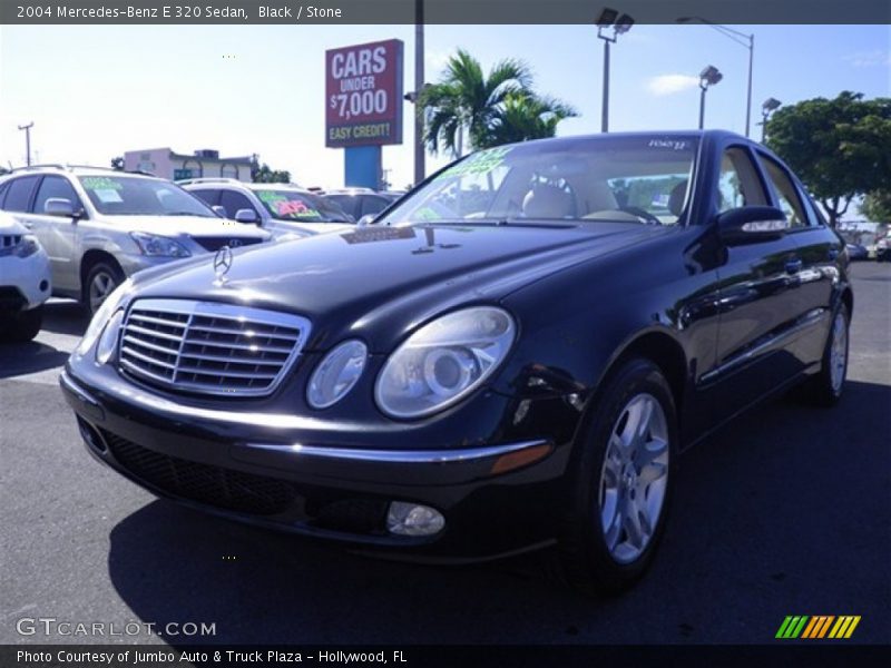 Black / Stone 2004 Mercedes-Benz E 320 Sedan