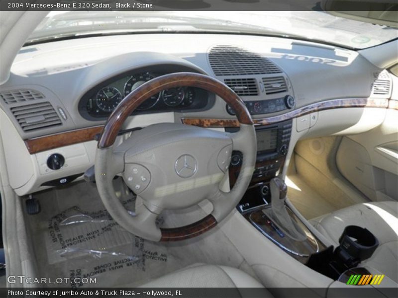 Black / Stone 2004 Mercedes-Benz E 320 Sedan