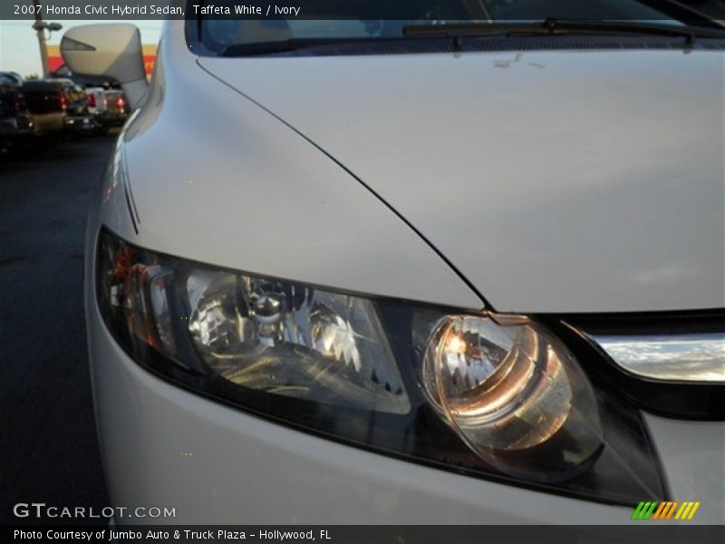 Taffeta White / Ivory 2007 Honda Civic Hybrid Sedan
