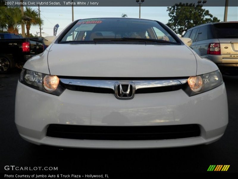 Taffeta White / Ivory 2007 Honda Civic Hybrid Sedan