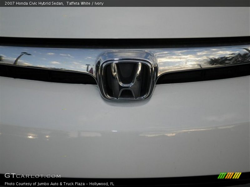 Taffeta White / Ivory 2007 Honda Civic Hybrid Sedan