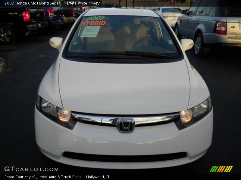 Taffeta White / Ivory 2007 Honda Civic Hybrid Sedan