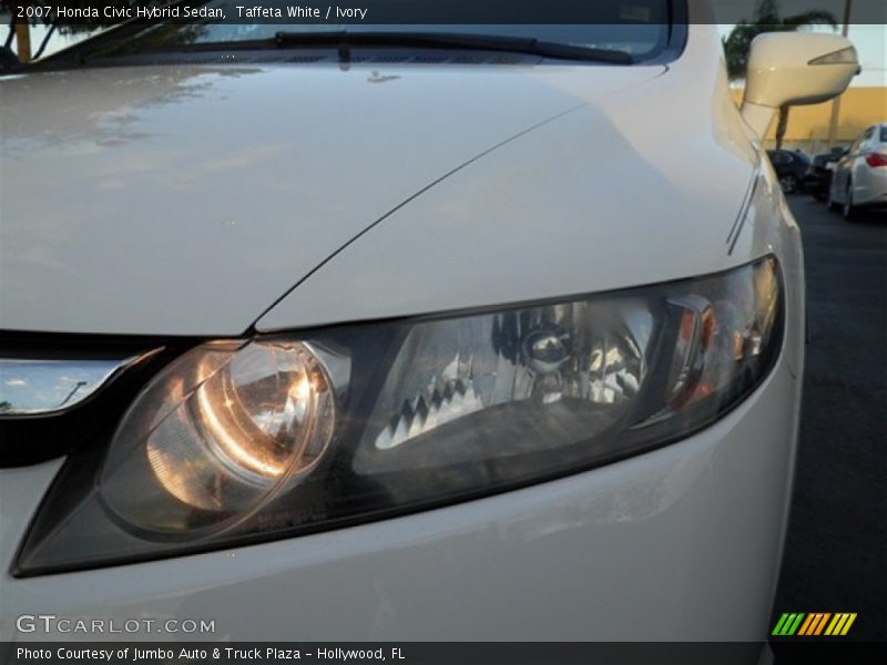 Taffeta White / Ivory 2007 Honda Civic Hybrid Sedan
