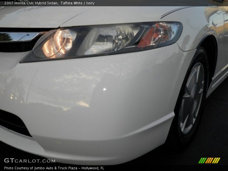 Taffeta White / Ivory 2007 Honda Civic Hybrid Sedan