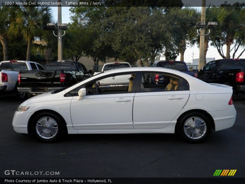 Taffeta White / Ivory 2007 Honda Civic Hybrid Sedan