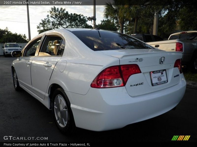 Taffeta White / Ivory 2007 Honda Civic Hybrid Sedan